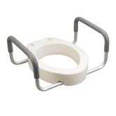 Drive Medical Premium Raised Toilet Seat with Removable Arms